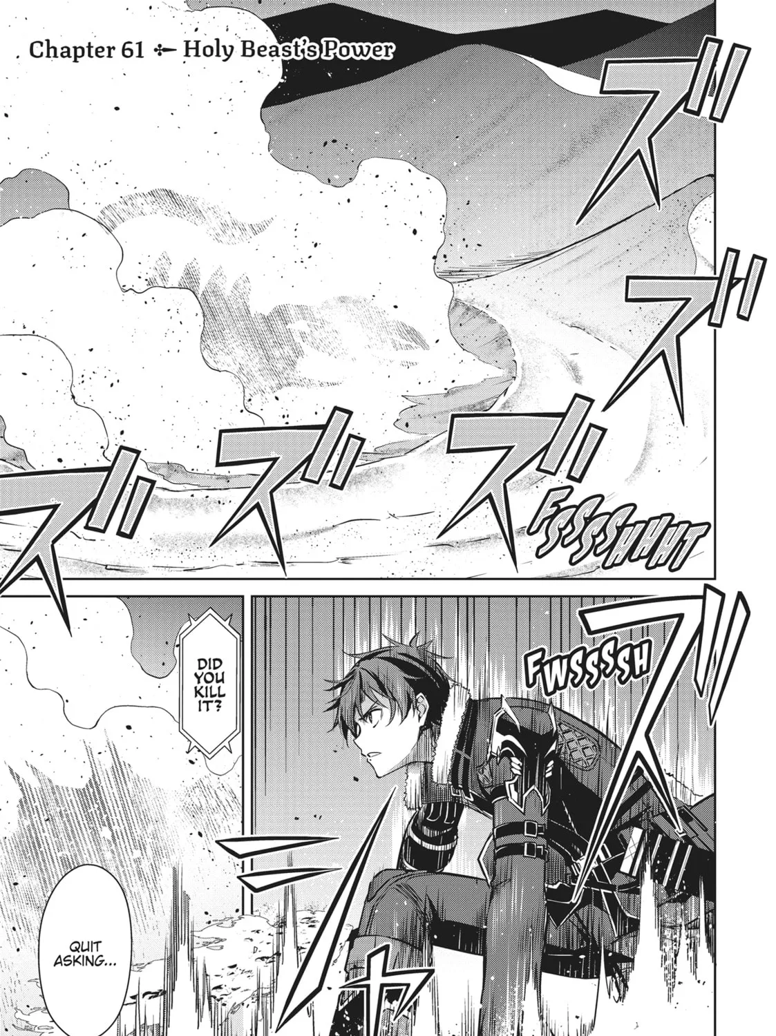 Berserk of Gluttony Chapter 61 page 1 - 