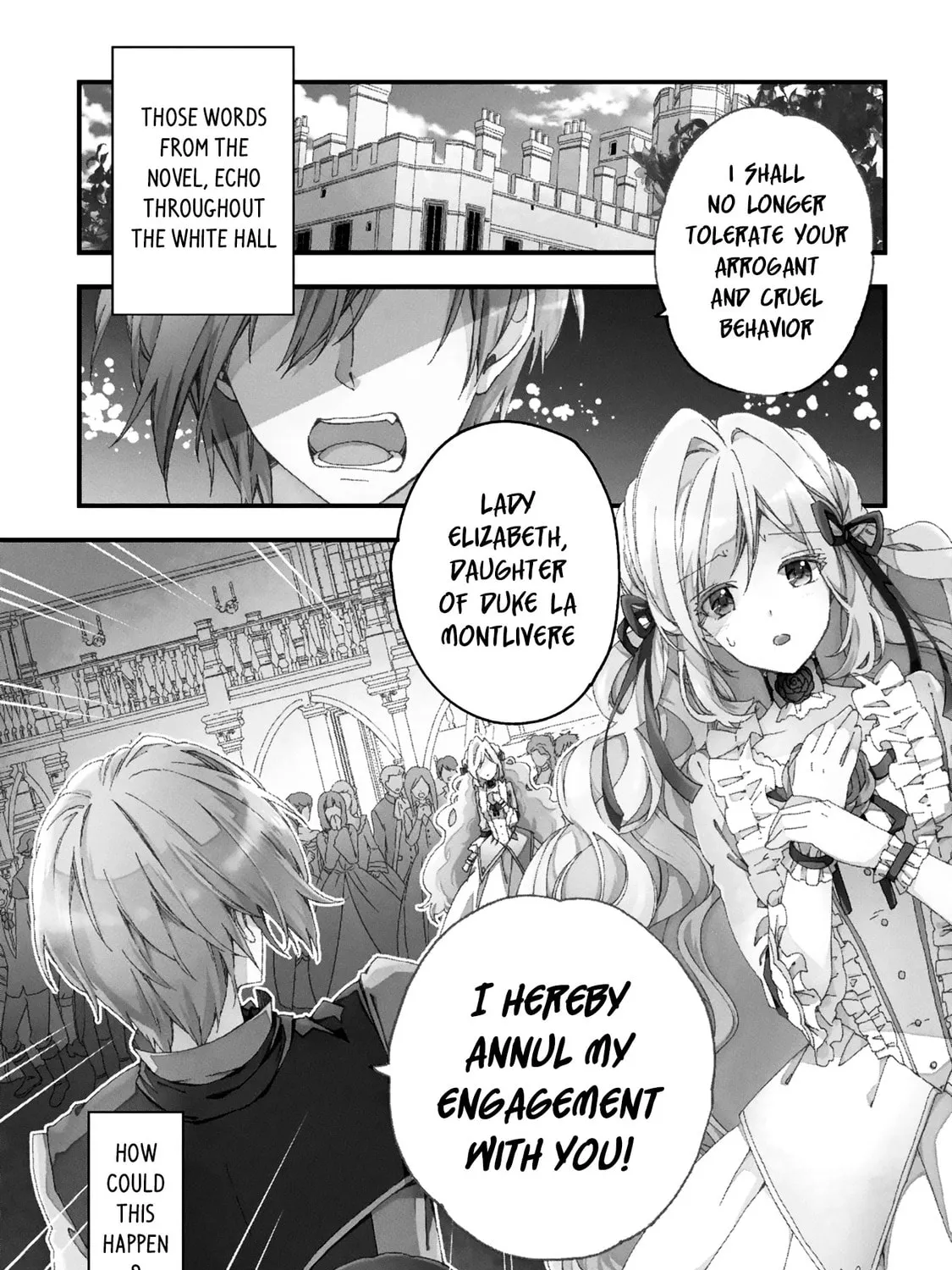 Betabore no Konyakusha ga Akuyaku Reijou ni Saresou nanode. Chapter 1 page 2 - 