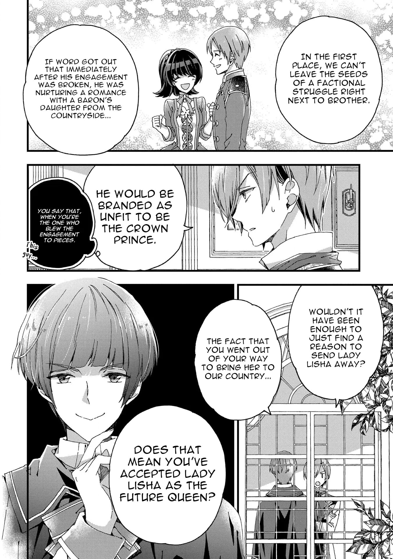 Betabore no Konyakusha ga Akuyaku Reijou ni Saresou nanode. Chapter 14 page 12 - 