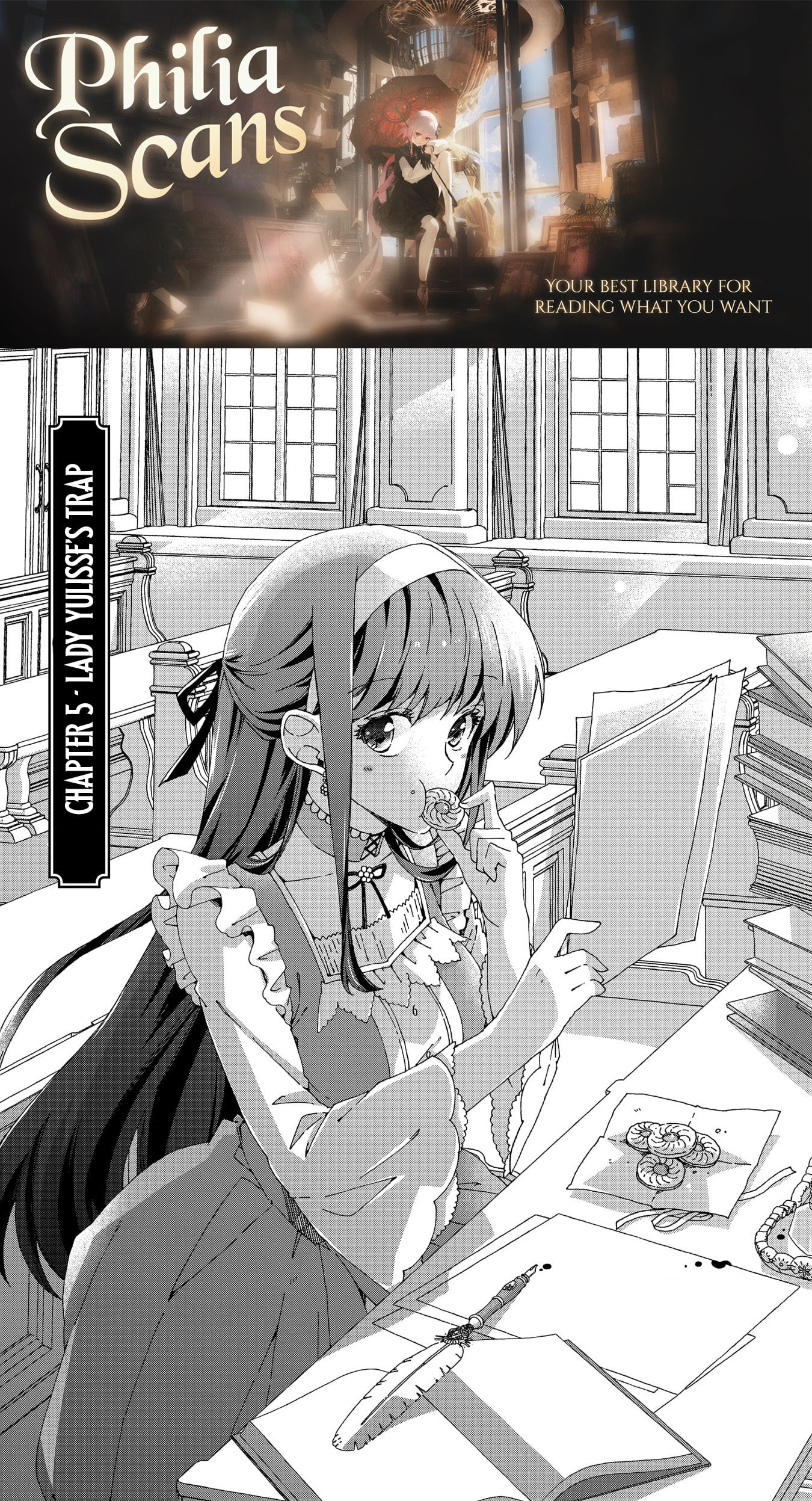 Betabore no Konyakusha ga Akuyaku Reijou ni Saresou nanode. Chapter 5 page 1 - 