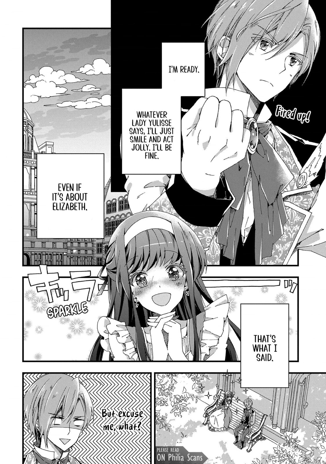 Betabore no Konyakusha ga Akuyaku Reijou ni Saresou nanode. Chapter 7 page 3 - 
