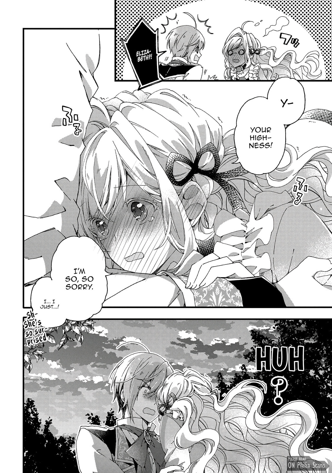 Betabore no Konyakusha ga Akuyaku Reijou ni Saresou nanode. Chapter 9 page 34 - 