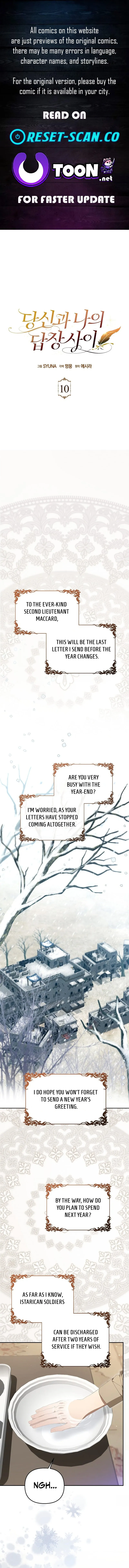 Between Your Letter and My Reply Chapter 10 page 1 - 