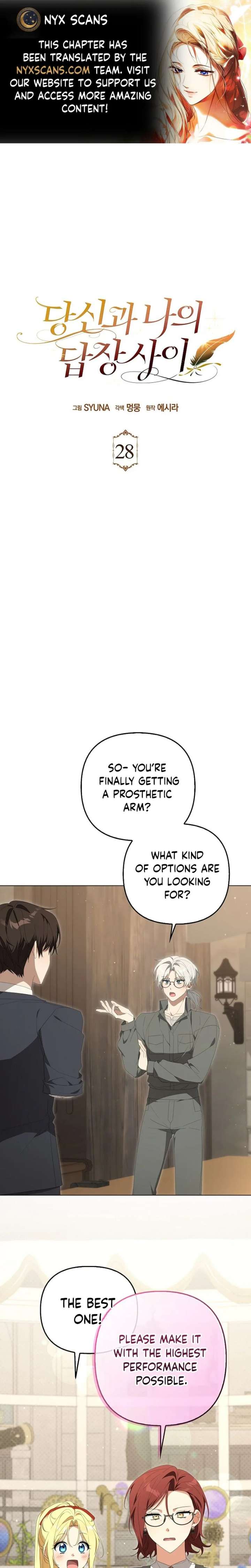 Between Your Letter and My Reply Chapter 28 page 1 - 