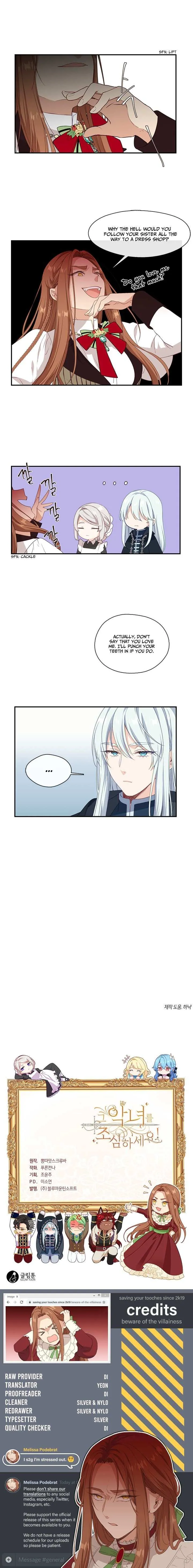 Beware of the Villainess! Manhwa Chapter 13 page 9 - 