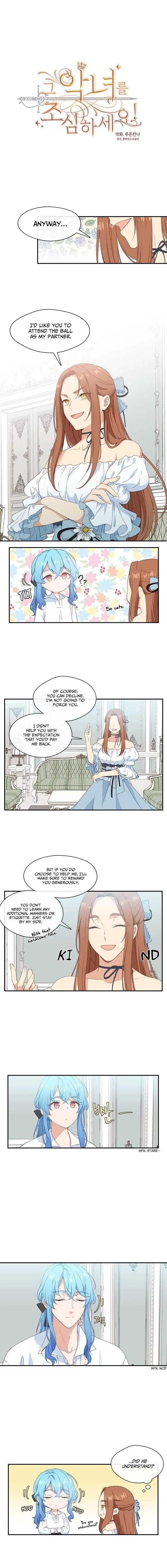 Beware of the Villainess! Manhwa Chapter 16 page 1 - 