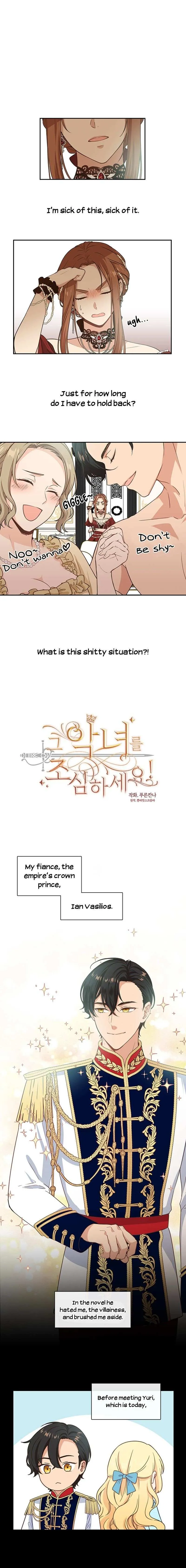Beware of the Villainess! Manhwa Chapter 2 page 1 - 