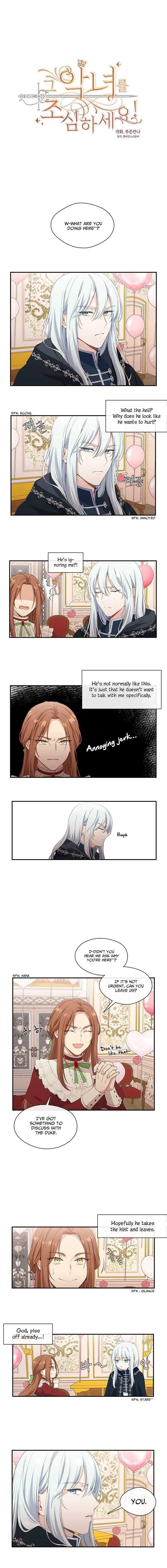 Beware of the Villainess! Manhwa Chapter 9 page 1 - 