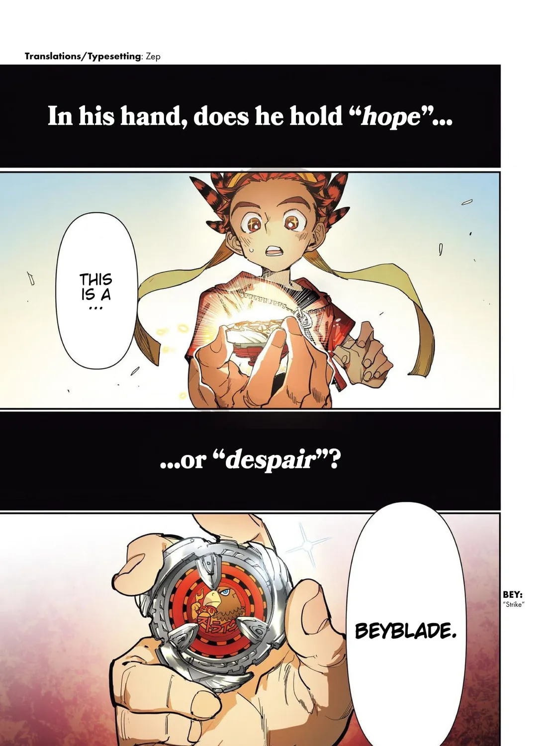 BEYBLADE X Chapter 0 page 1 - 