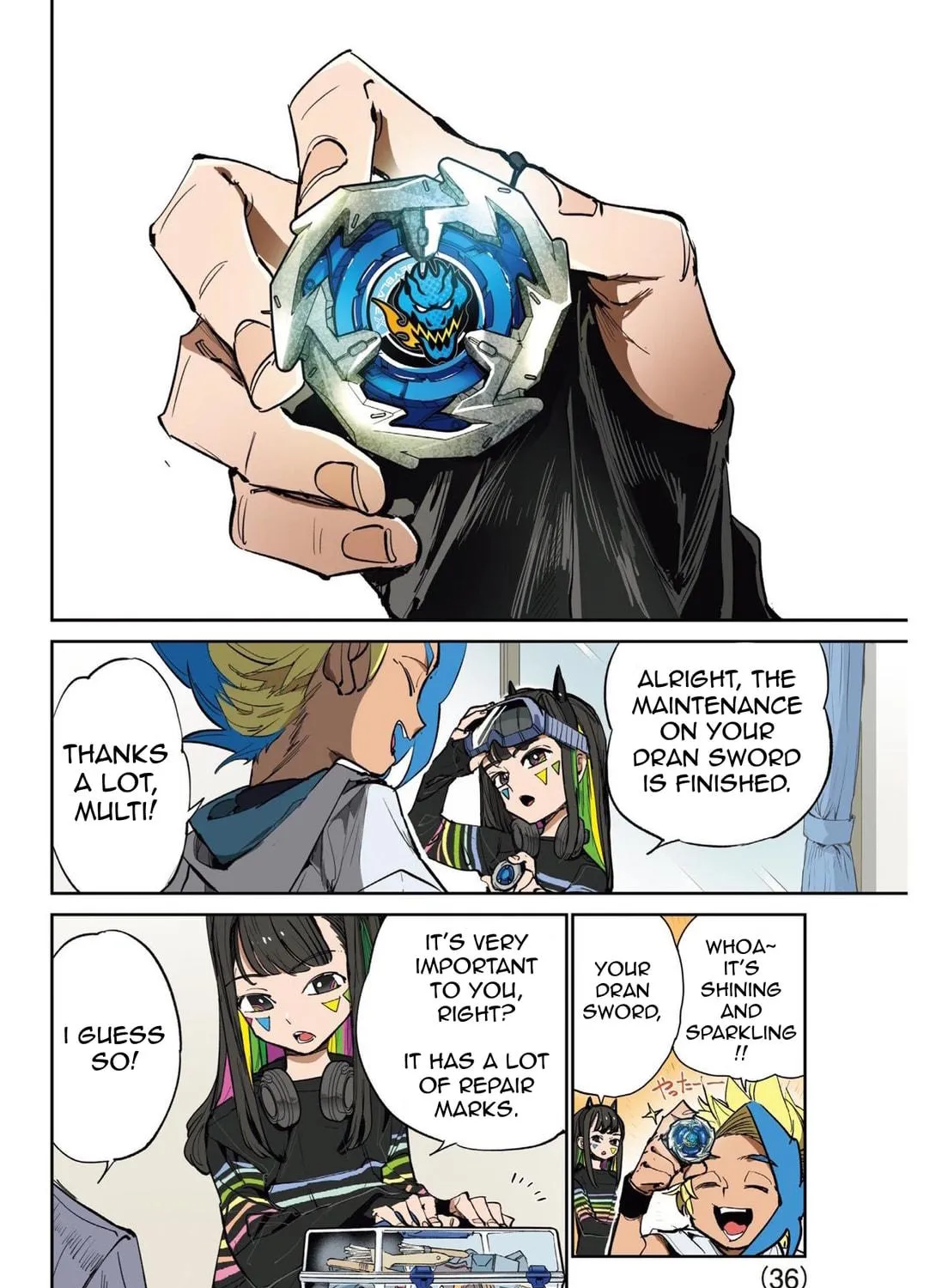 BEYBLADE X Chapter 12.5 page 19 - 