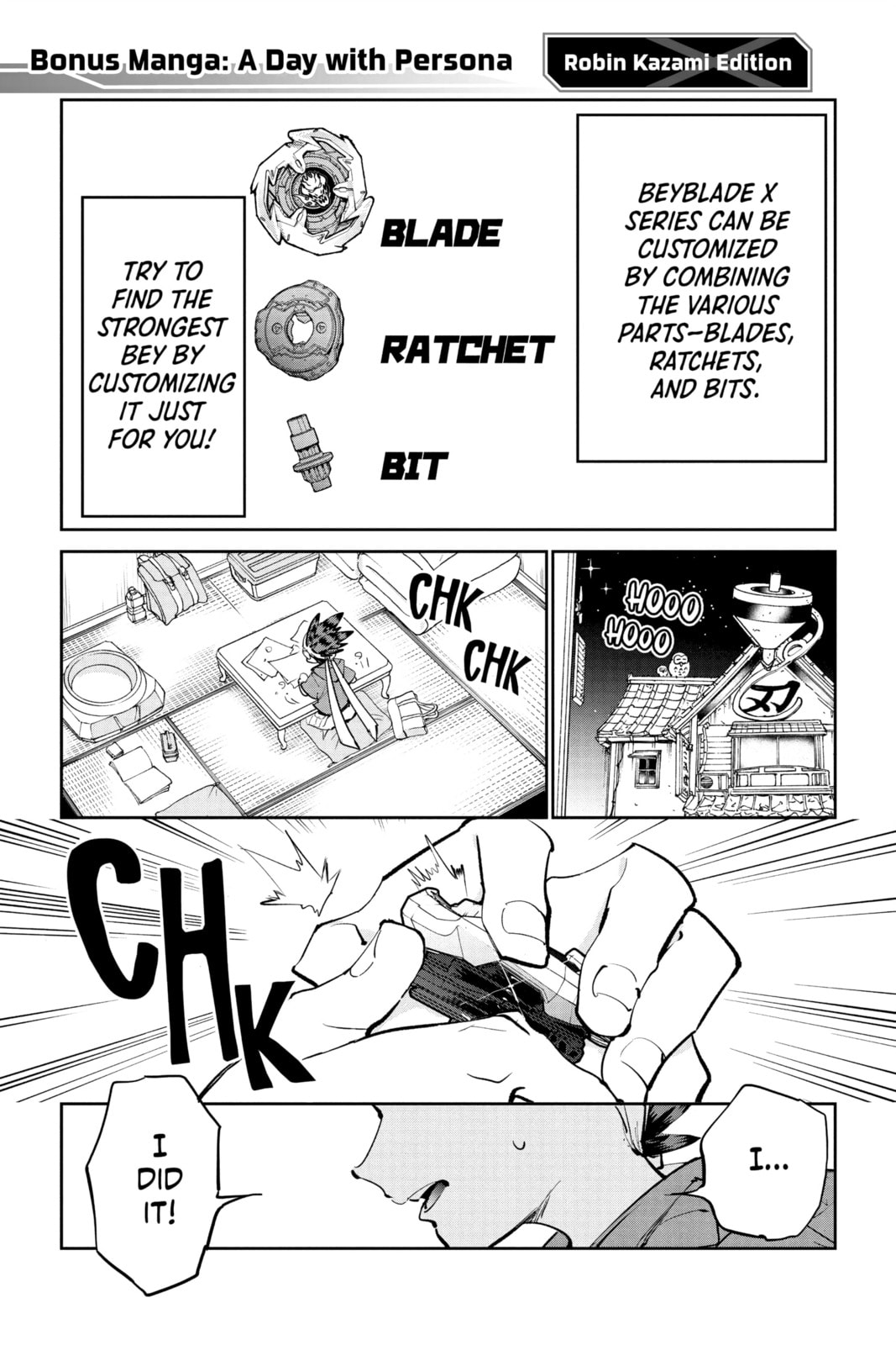 BEYBLADE X Chapter 7.2 page 1 - 