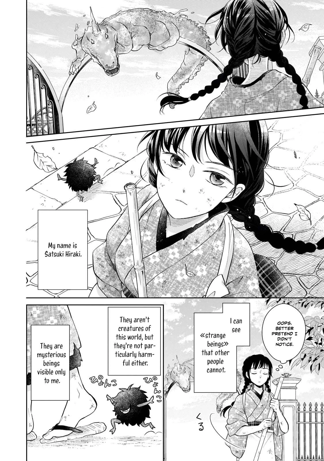 Beyond the Thin Veil — The Spirit-Seeing Lady and the Strongest Soldier Chapter 1 page 10 - 