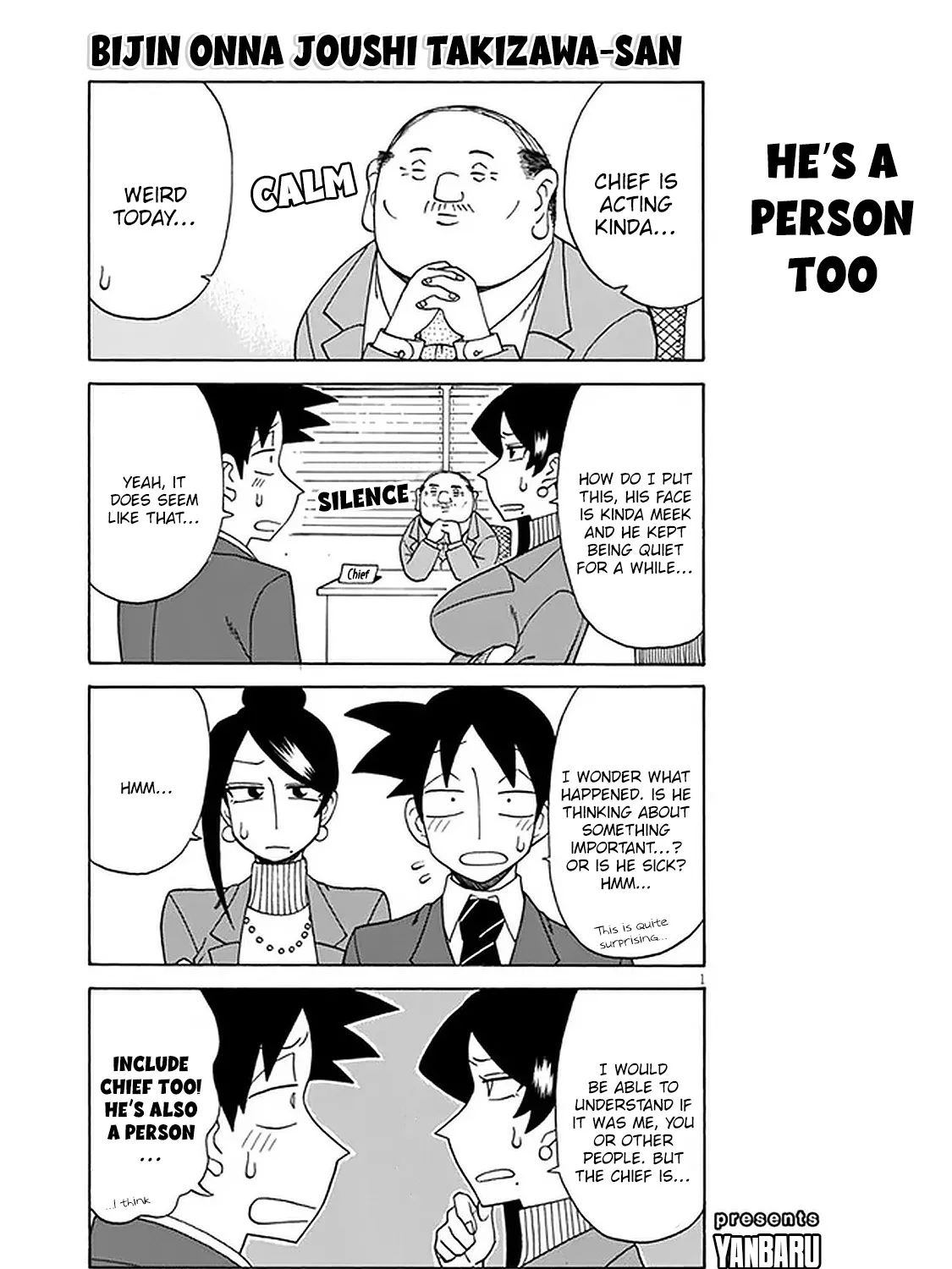 Bijin Onna Joushi Takizawa-san Chapter 105 page 1 - 