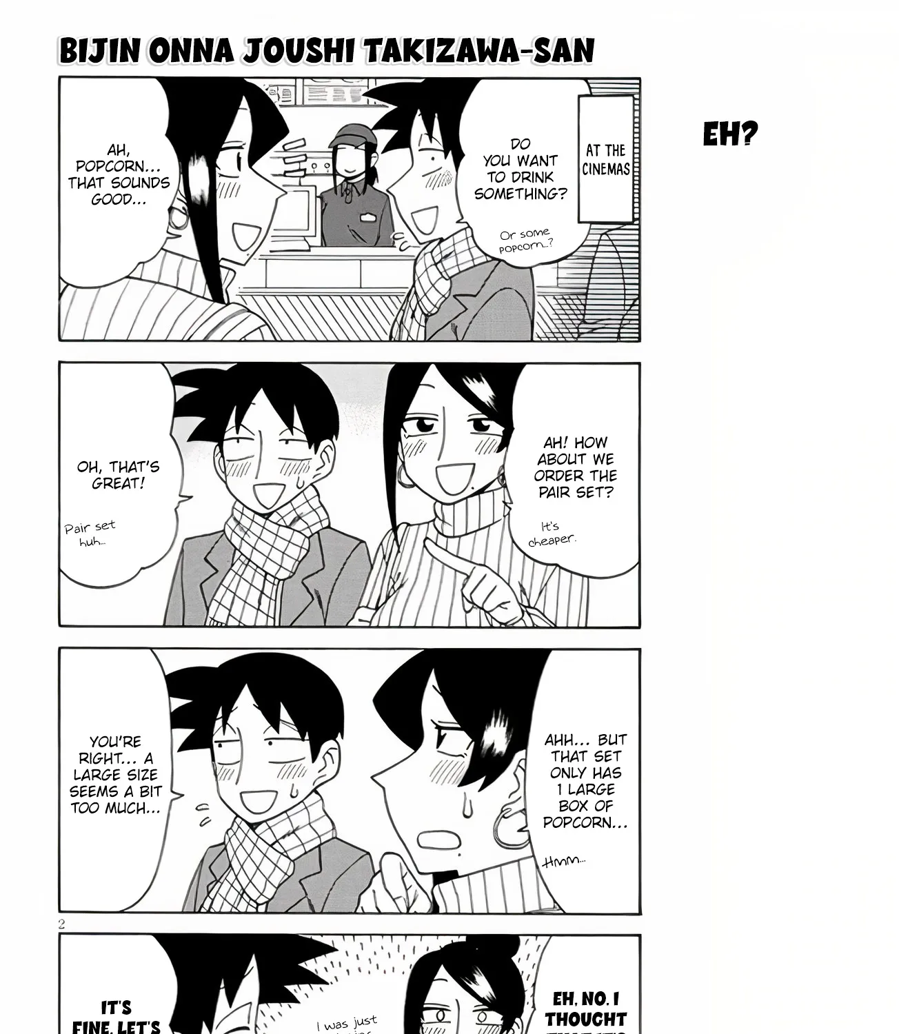 Bijin Onna Joushi Takizawa-san Chapter 109 page 3 - 