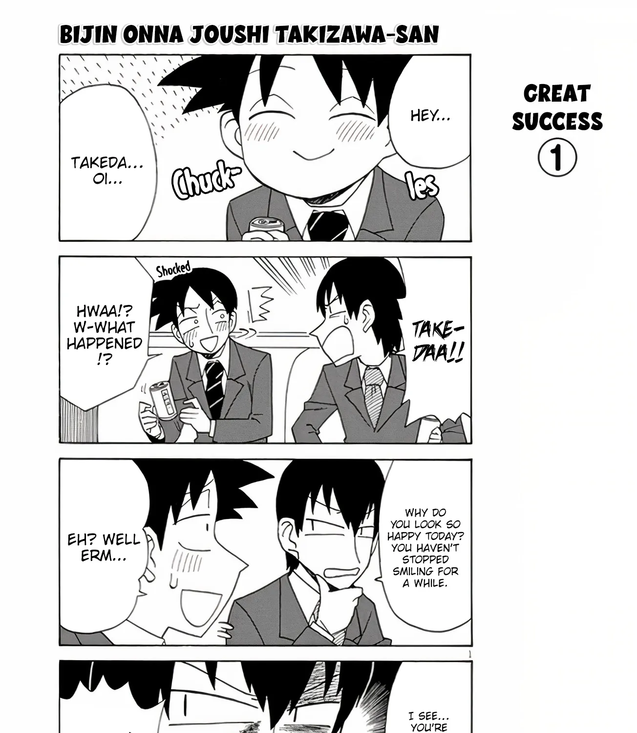 Bijin Onna Joushi Takizawa-san Chapter 110 page 1 - 