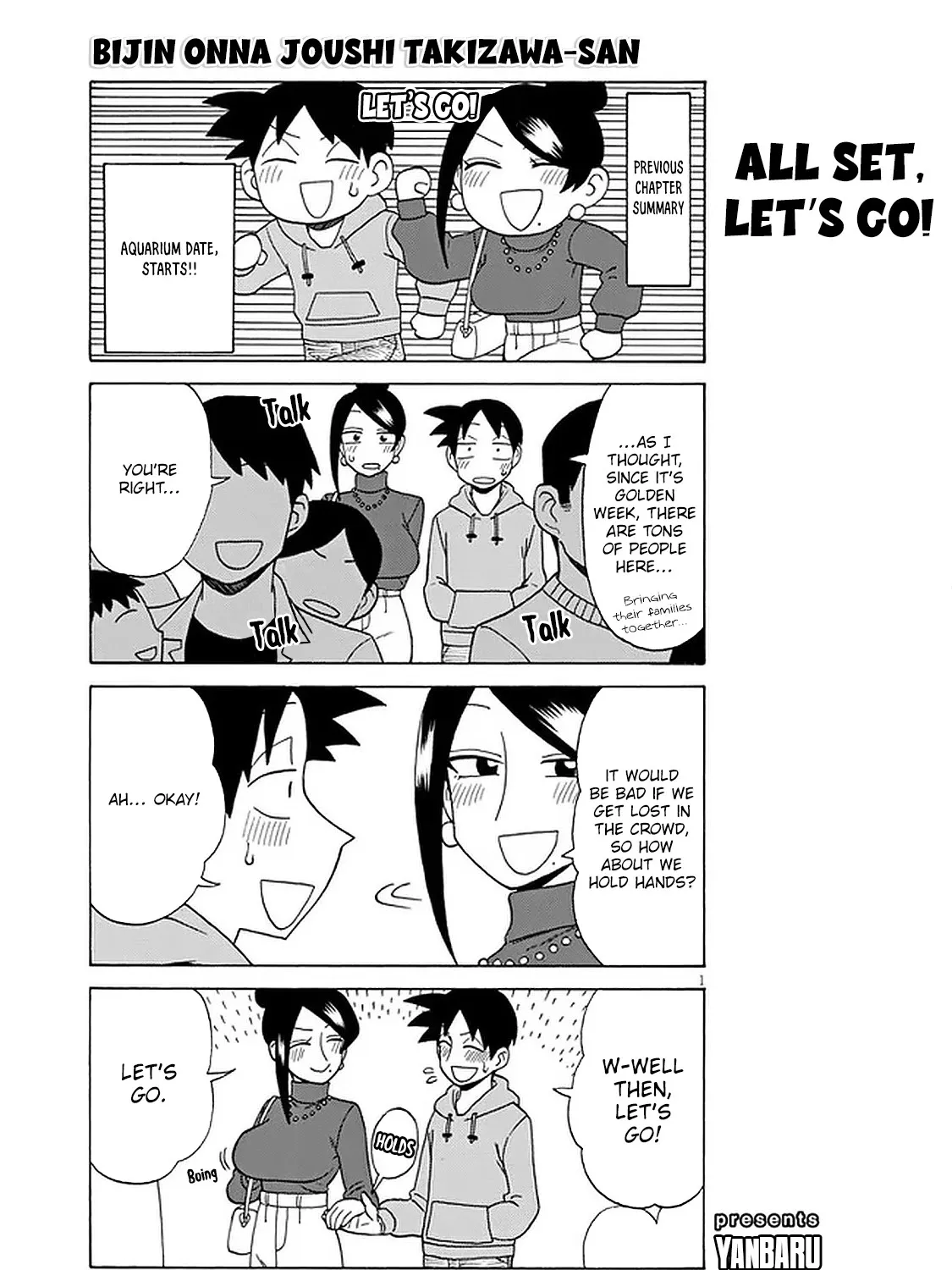 Bijin Onna Joushi Takizawa-san Chapter 116 page 1 - 
