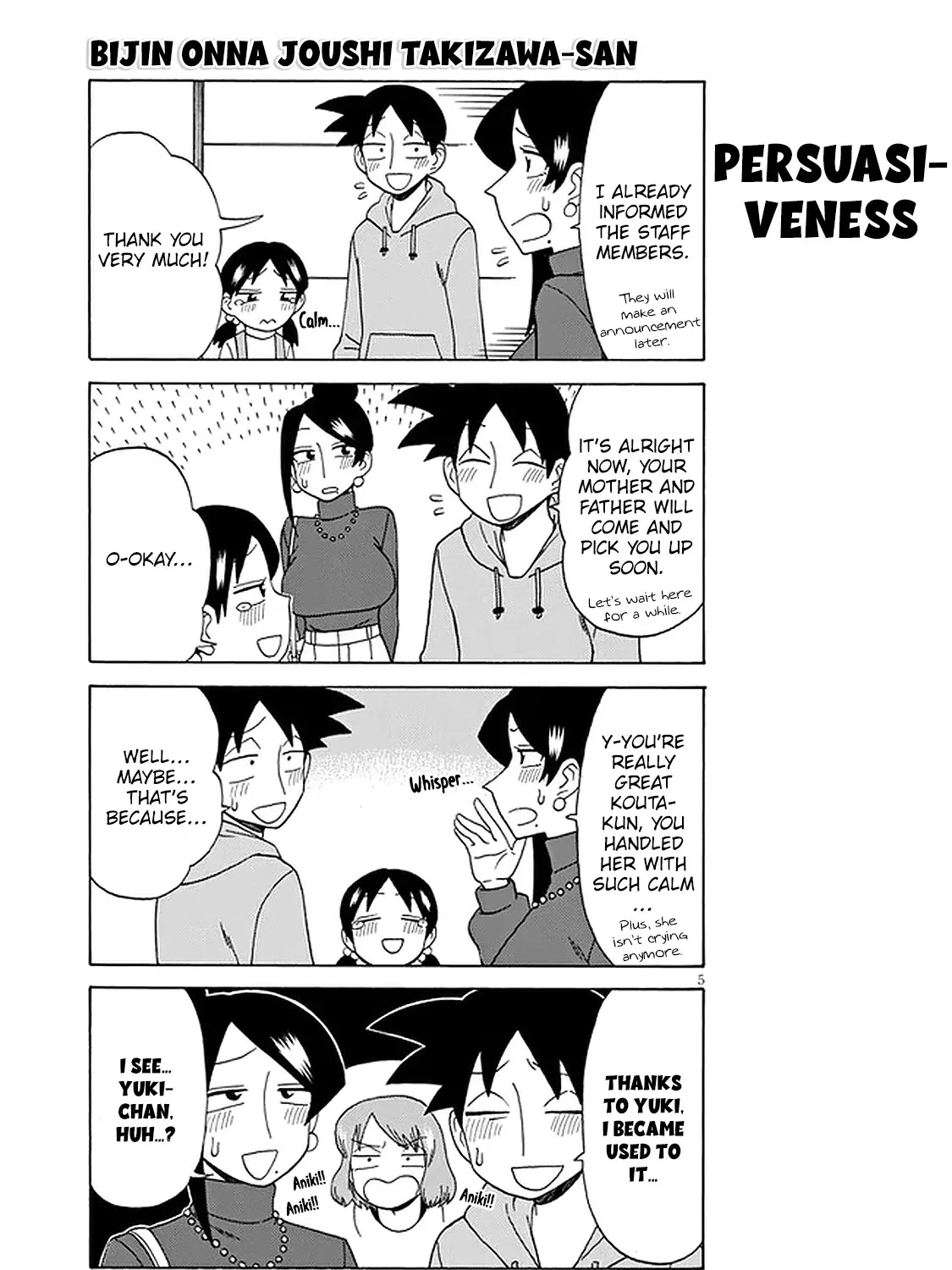 Bijin Onna Joushi Takizawa-san Chapter 116 page 9 - 
