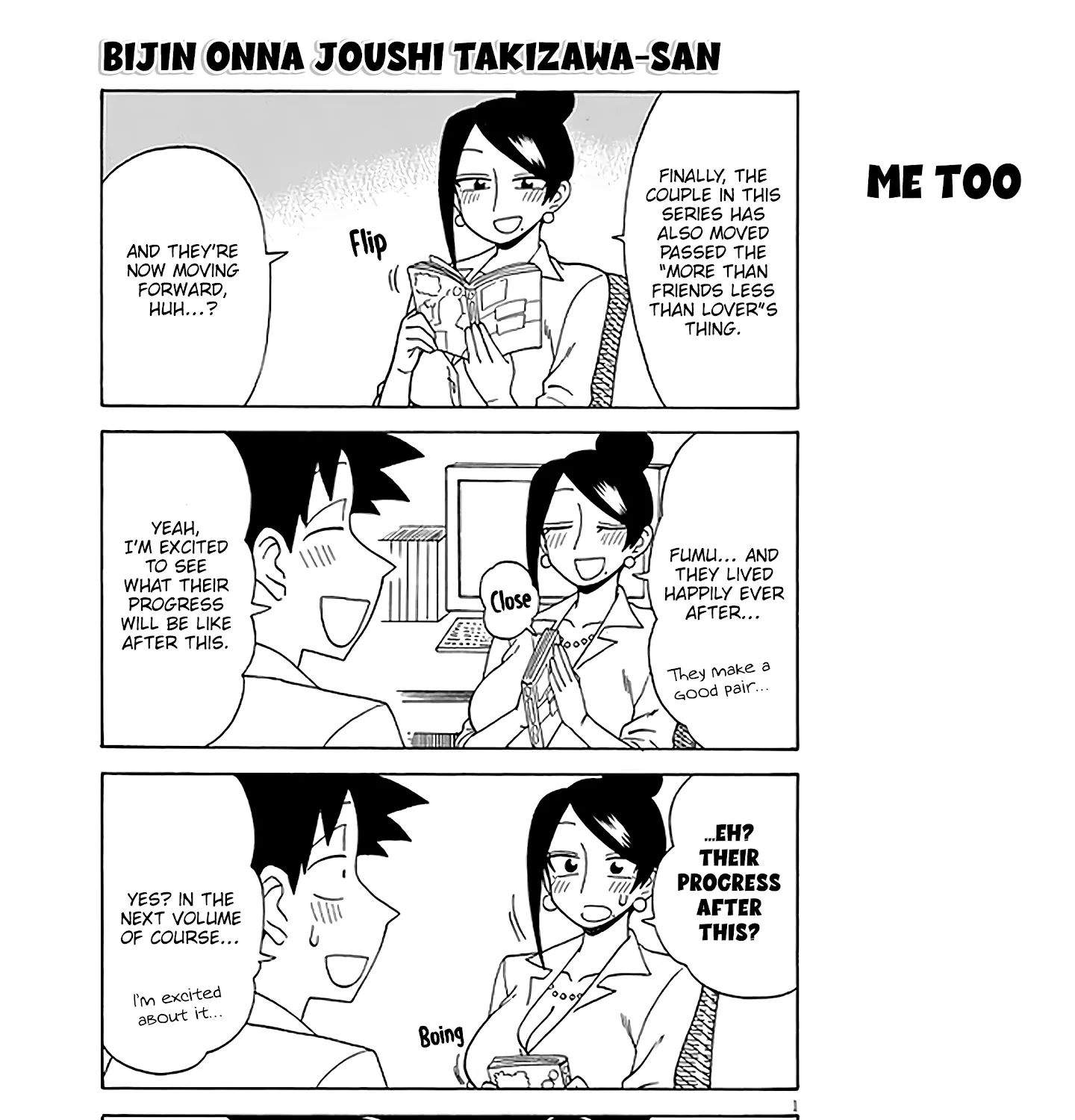 Bijin Onna Joushi Takizawa-san Chapter 119.5 page 1 - 