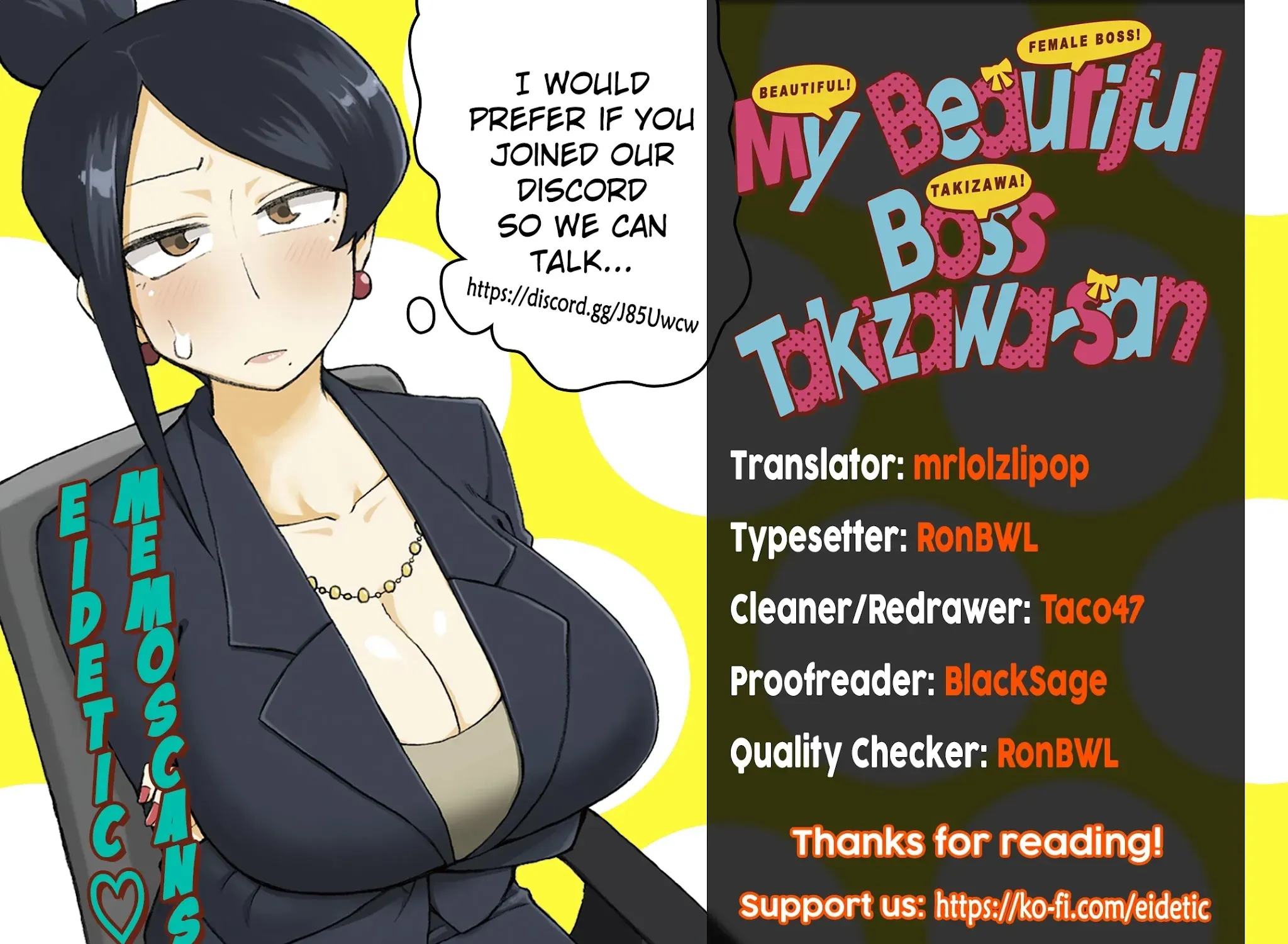 Bijin Onna Joushi Takizawa-san Chapter 119.5 page 9 - 