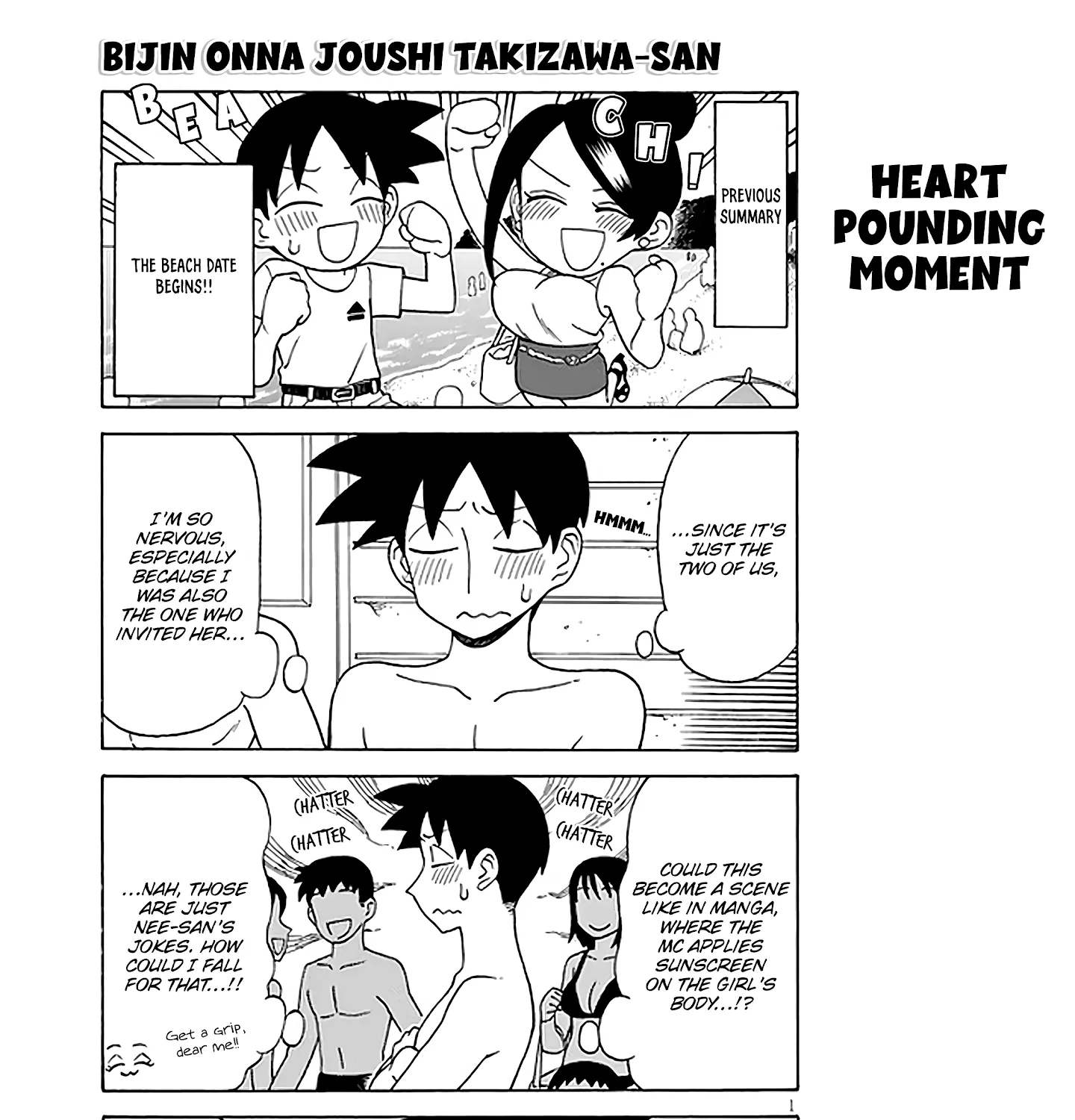 Bijin Onna Joushi Takizawa-san Chapter 121 page 1 - 