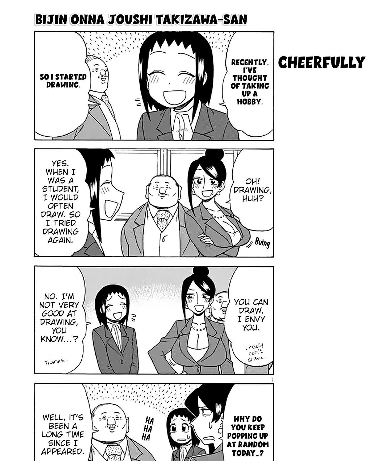 Bijin Onna Joushi Takizawa-san Chapter 124 page 1 - 