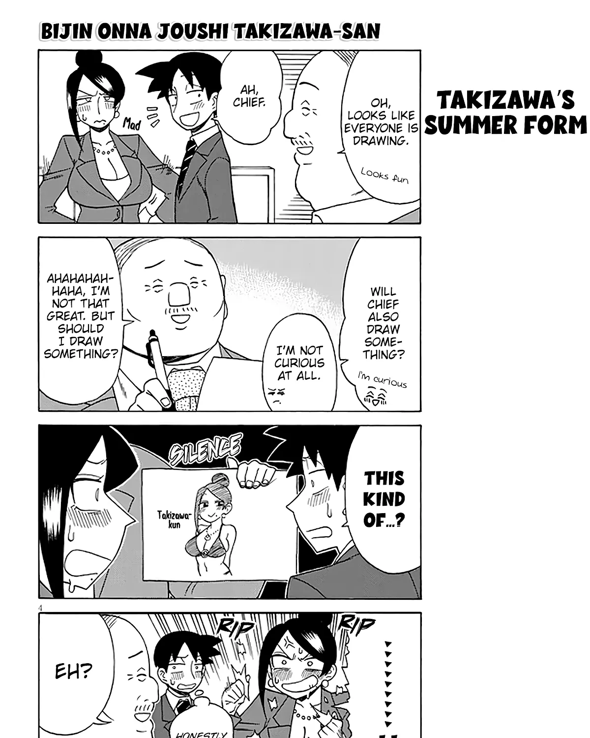 Bijin Onna Joushi Takizawa-san Chapter 124 page 7 - 