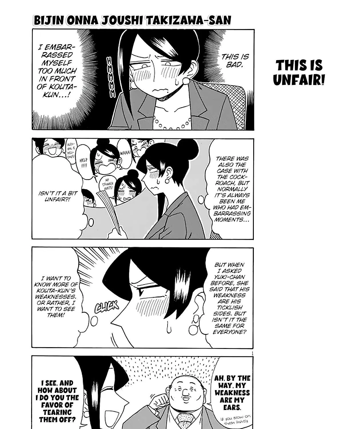Bijin Onna Joushi Takizawa-san Chapter 126 page 1 - 
