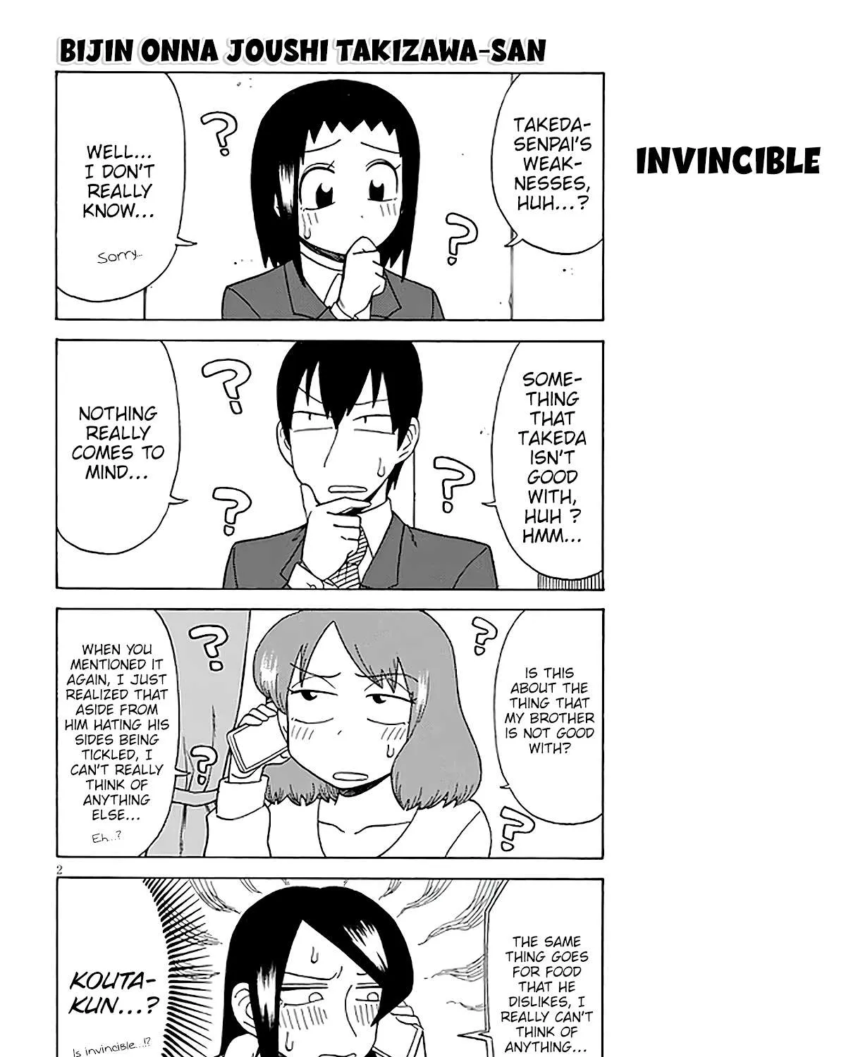 Bijin Onna Joushi Takizawa-san Chapter 126 page 3 - 