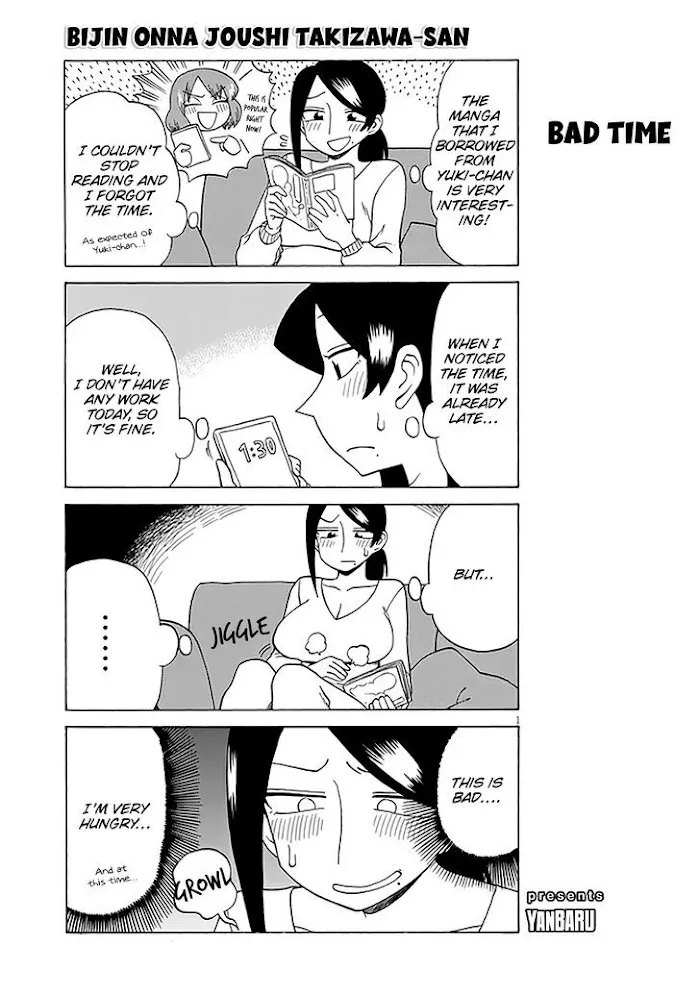 Bijin Onna Joushi Takizawa-san Chapter 127 page 1 - 