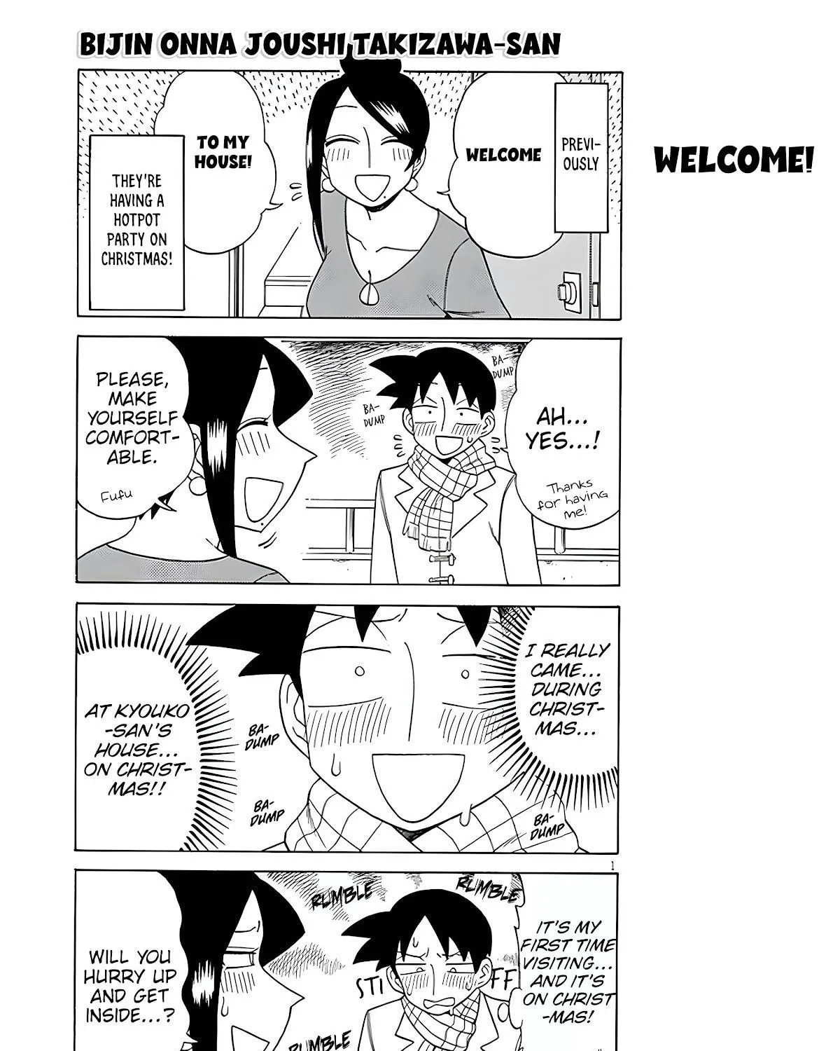 Bijin Onna Joushi Takizawa-san Chapter 129 page 1 - 