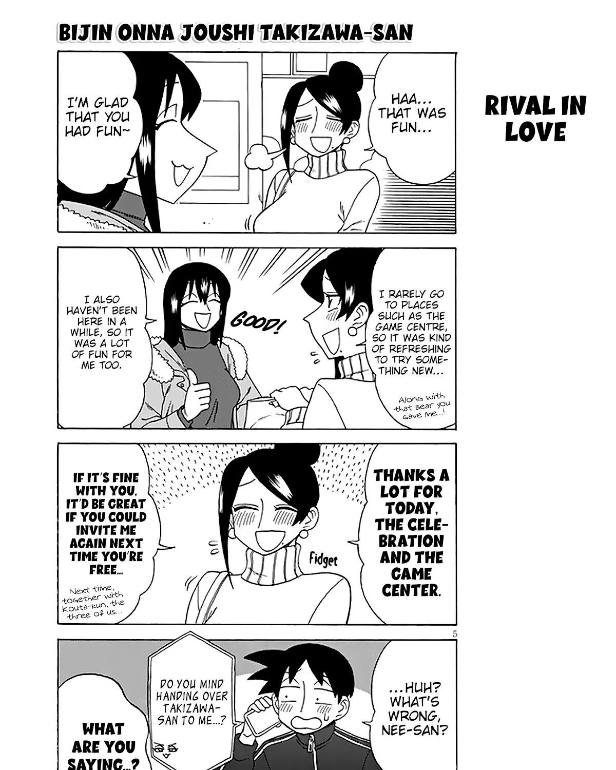 Bijin Onna Joushi Takizawa-san Chapter 133 page 9 - 
