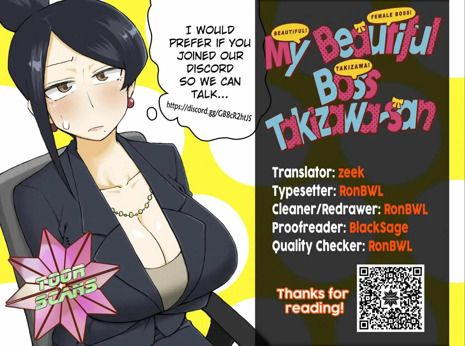 Bijin Onna Joushi Takizawa-san Chapter 144 page 15 - 