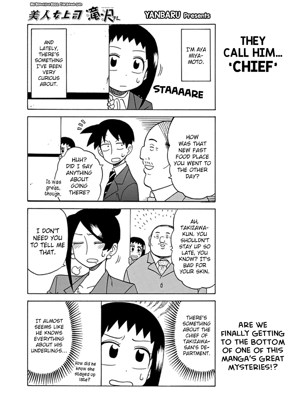 Bijin Onna Joushi Takizawa-san Chapter 54 page 1 - 