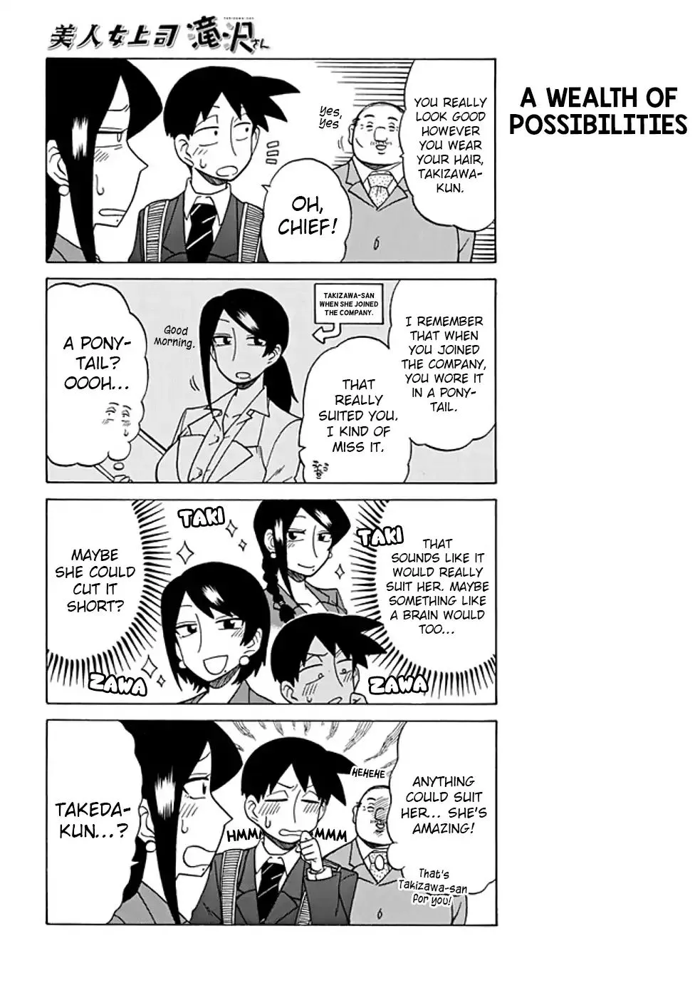 Bijin Onna Joushi Takizawa-san Chapter 56 page 2 - 