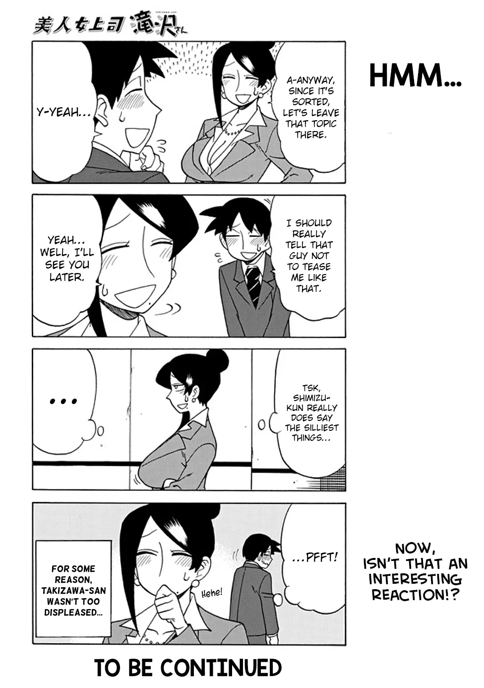 Bijin Onna Joushi Takizawa-san Chapter 68 page 4 - 