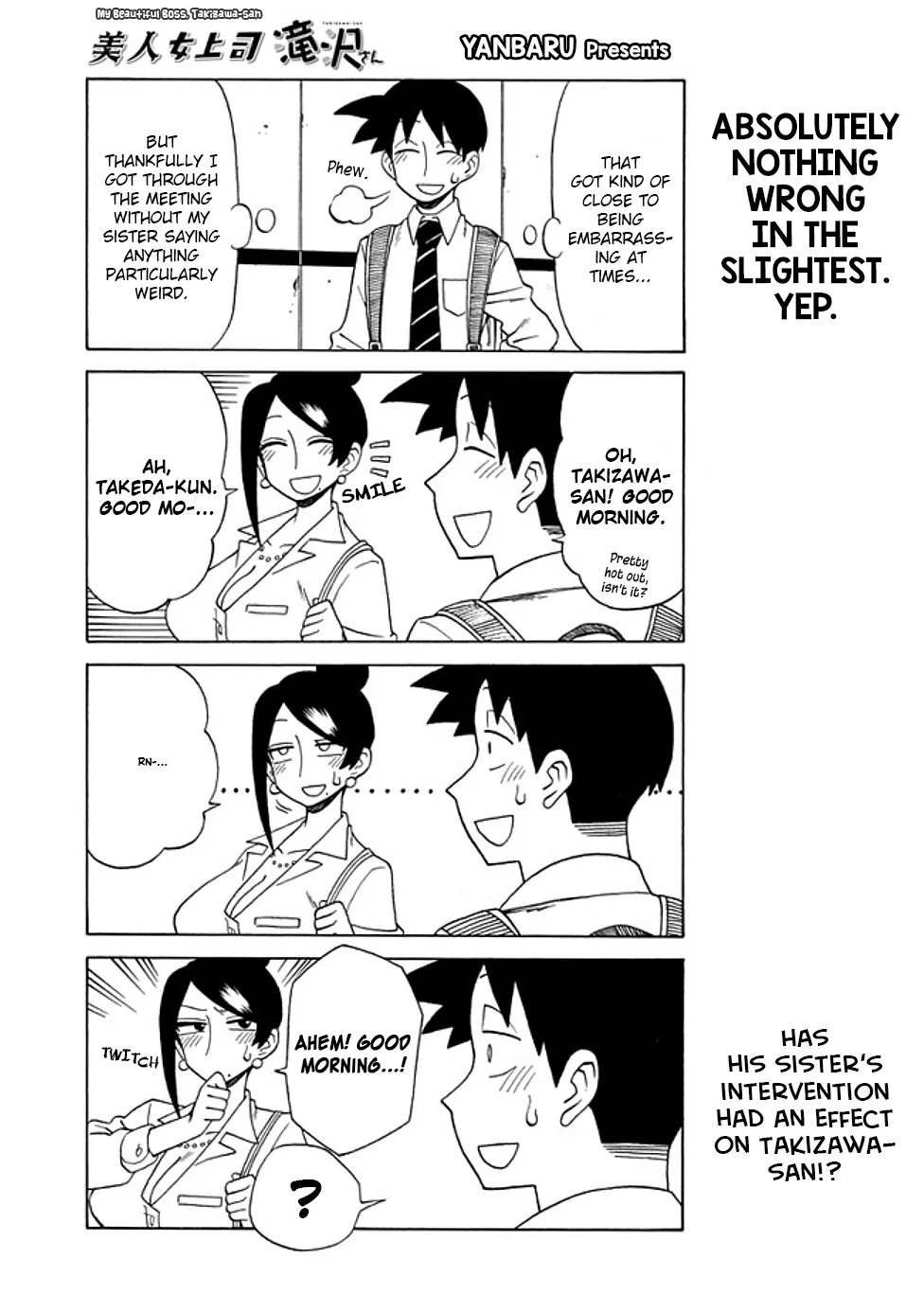 Bijin Onna Joushi Takizawa-san Chapter 75 page 1 - 