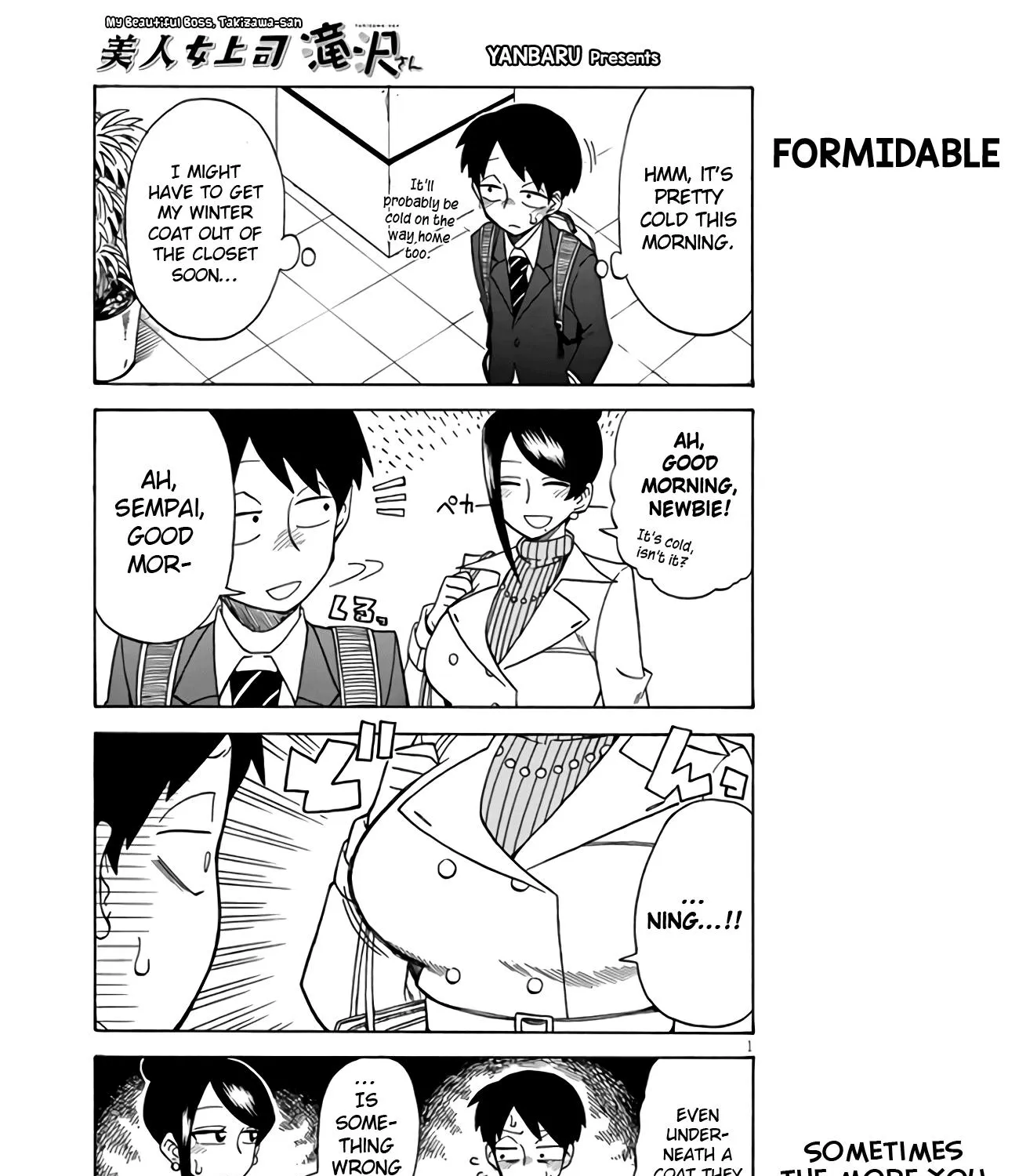 Bijin Onna Joushi Takizawa-san Chapter 8 page 1 - 
