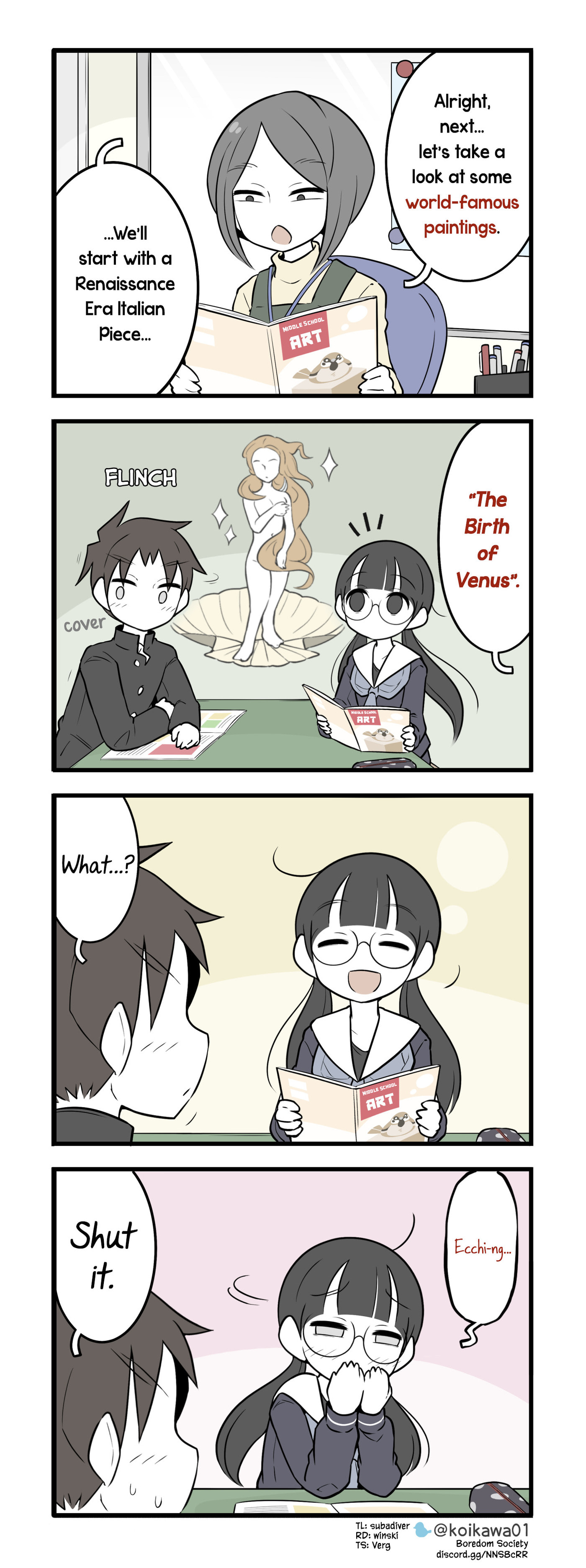 Bijutsubu Girl Chapter 270 page 1 - 
