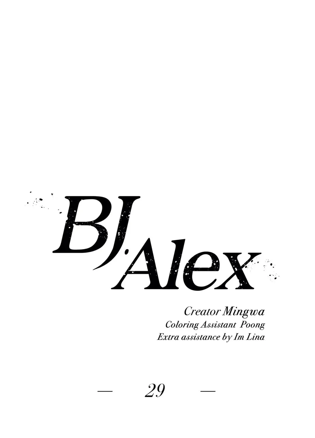 BJ Alex Chapter 29 page 1 - 