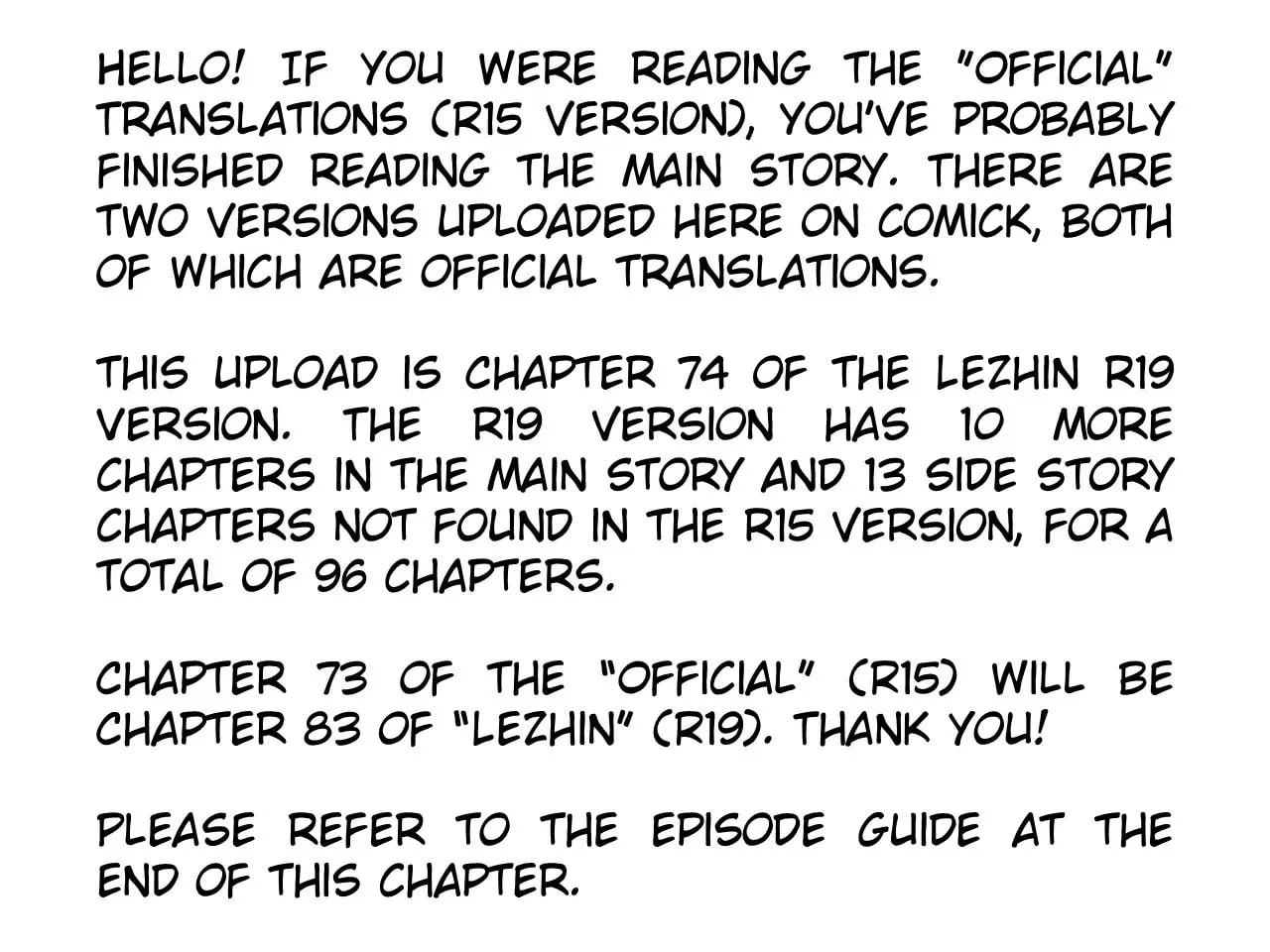 BJ Alex Chapter 74 page 1 - 