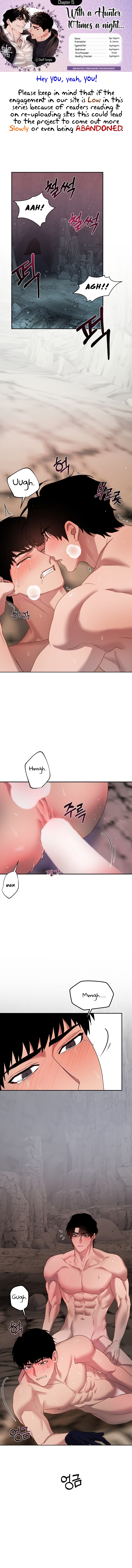 (BL) With a Hunter 10 times a night Chapter 15 page 1 - 