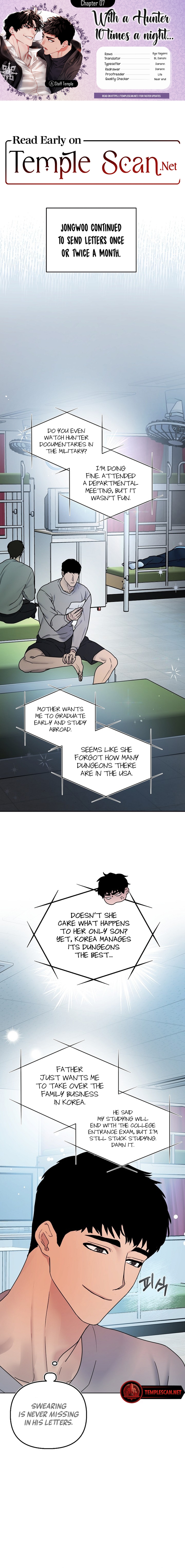 (BL) With a Hunter 10 times a night Chapter 7 page 1 - 