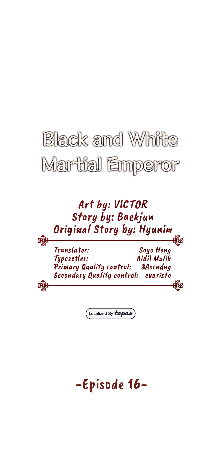 Black and White Martial Emperor Chapter 16 page 14 - 
