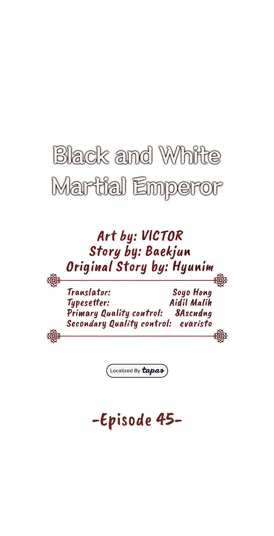 Black and White Martial Emperor Chapter 45 page 18 - 