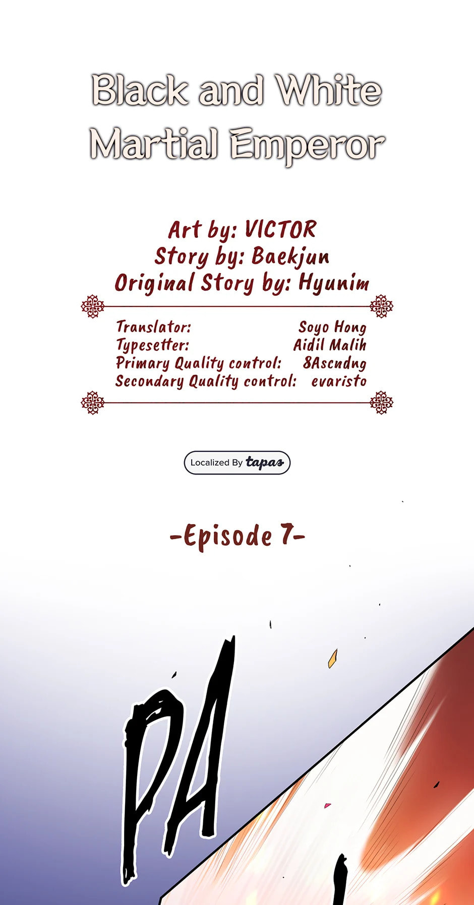 Black and White Martial Emperor Chapter 7 page 1 - 