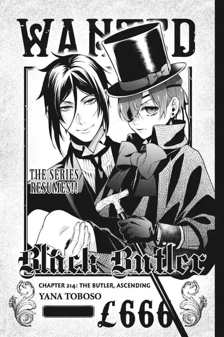 Black Butler Chapter 214 page 1 - 
