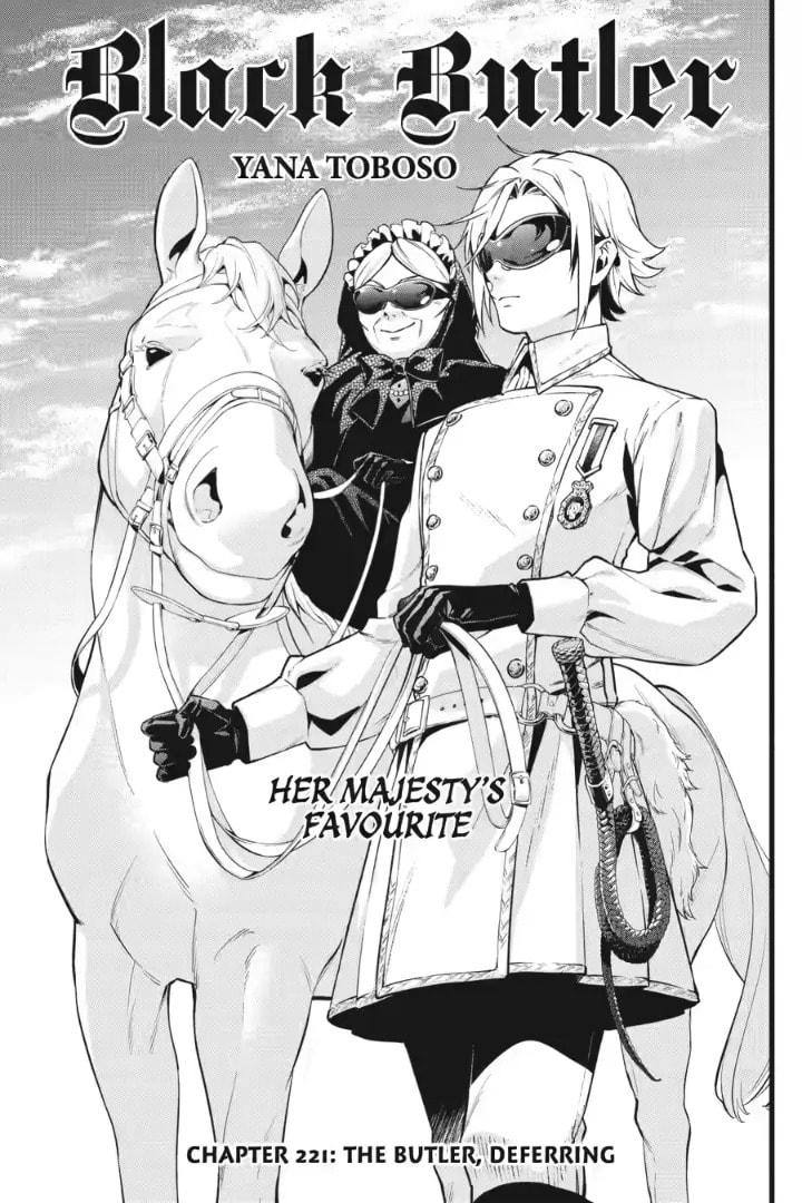 Black Butler Chapter 221 page 1 - 