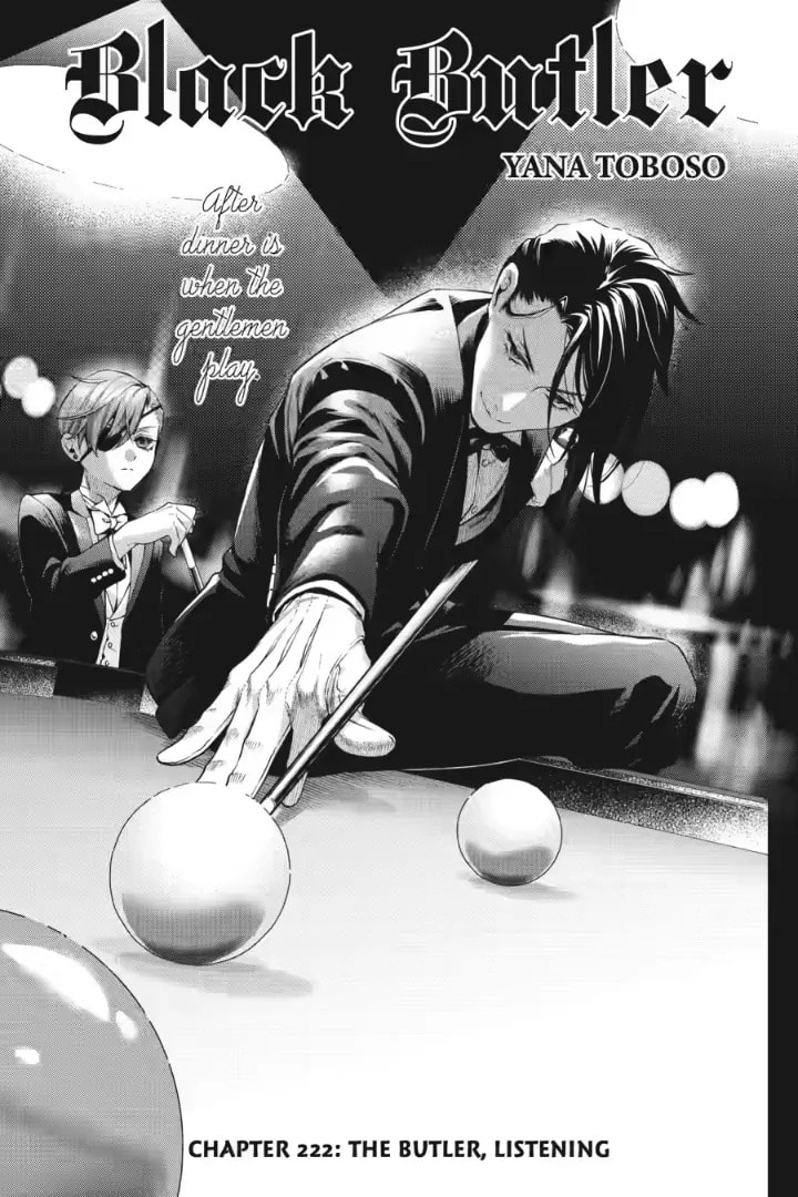 Black Butler Chapter 222 page 1 - 