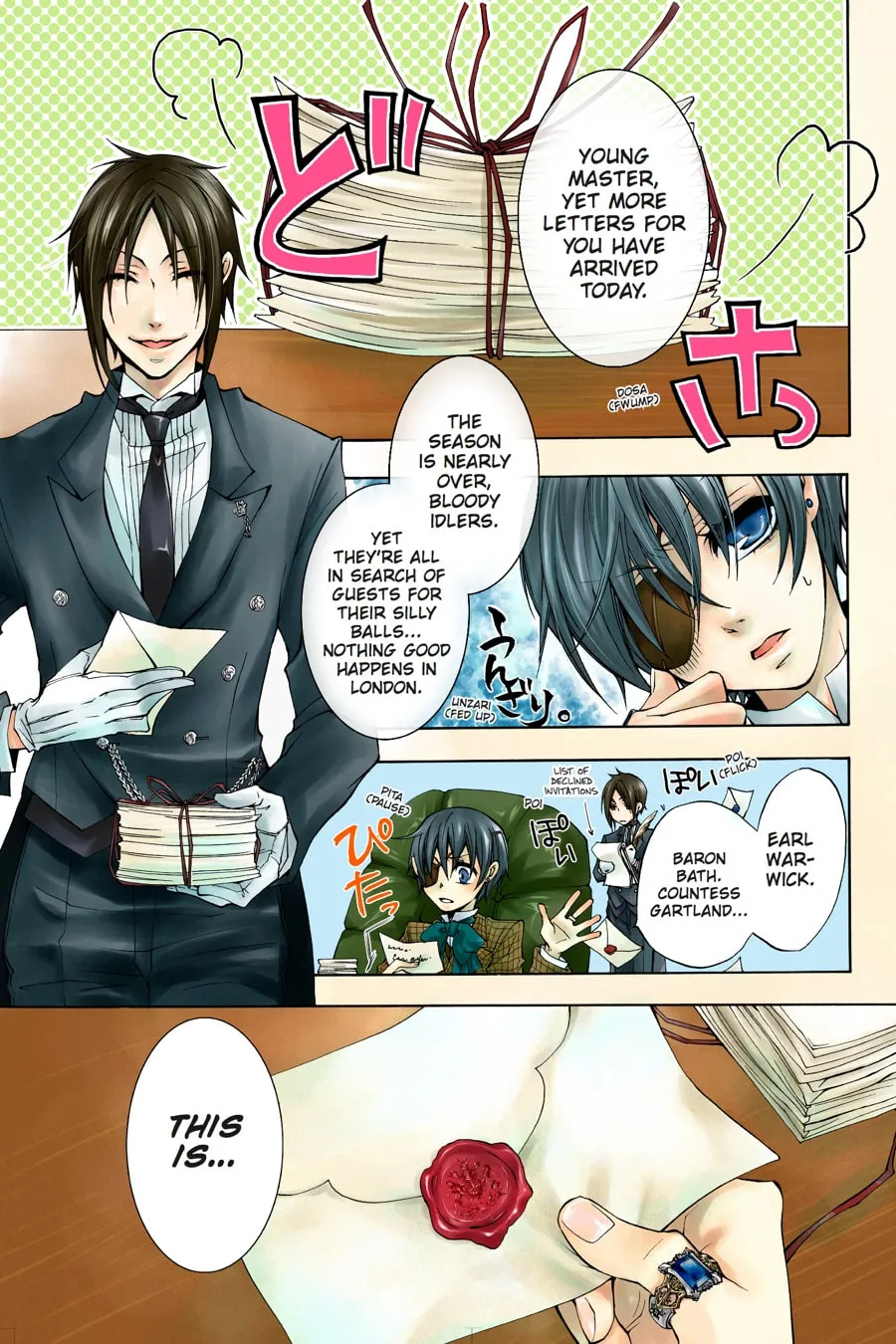 Black Butler Chapter 6 page 1 - 