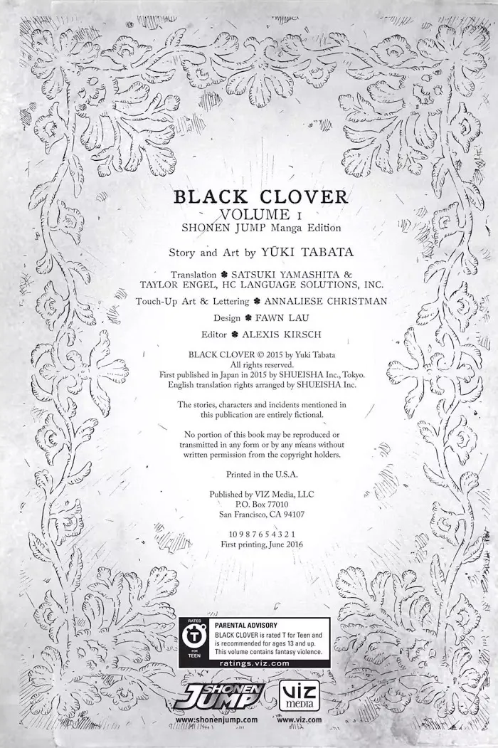Black Clover Chapter 0 page 3 - 